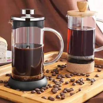 350-1000 мл прозрачный кофейник френч-пресс с фильтром многофункциональный термостойкий боросиликатный стеклянный чайник для кофе инструмент