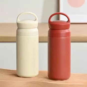 350/500 мл простой матовый термос чашка для чая портативная нержавеющая сталь изолированная бутылка для воды дорожная автомобильная питьевая вакуумная чашка 350ml