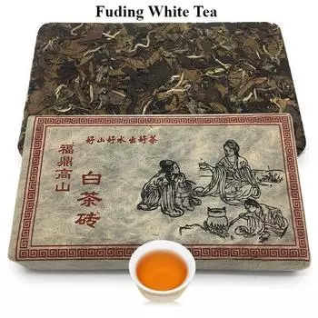 350 г белого чая Fuding Shoumei Tea Brick Old White Tea Brick Alpine Panxi
