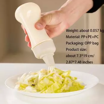 350 мл 5-отверстий выдавливаемые бутылки для приправ с насадками Пластиковые кетчуп горчица острые соусы бутылки оливковое масло кухонные инструменты для приправ