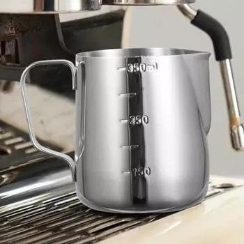 350 мл 600 мл 1000 мл нержавеющая сталь чашка для латте-арта кувшин для приготовления свечей с защитой от капель термостойкие кувшины для молока и кофе паровые кувшины для молока чашка 350ml