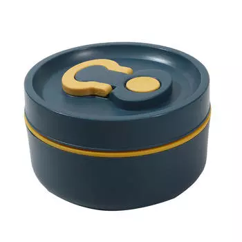 350 мл/650 мл термобанка для еды изолированная чашка для супа термос контейнеры нержавеющая сталь ланч-бокс термо сохраняют температуру для школьников S синий