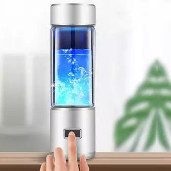 350 мл чашка для водородной воды с USB-зарядкой, генератор водородной воды, бутылка для электролизной воды для домашнего офиса белый