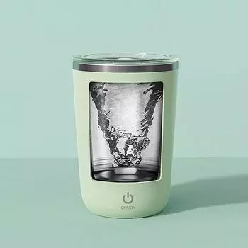 350 мл чашка из нержавеющей стали автоматическая кружка для помешивания кофе, молока, сока, электрическая ленивая вращающаяся магнитная кружка для помешивания 350ml