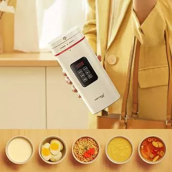 350 мл умный электрический чайник портативный горшок для здоровья многофункциональный дорожный чайник для кипячения воды 304 нержавеющая сталь чайник термопот 220 В EU