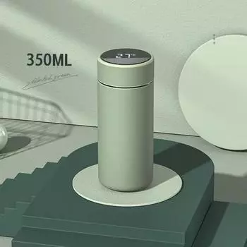 350 мл Умный термос Бутылка для воды Интеллектуальный дисплей температуры Термосы из нержавеющей стали Термосы с фильтром Тройник Чашка 350ml