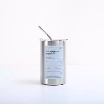 350ml/600ml Large Capacity Double-Deck 304 Stainless Steel Vacuum Cup With Straw Insulated Coffee Mug Outdoor Thermos Cup Office 350ml