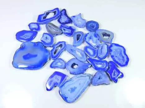 351Cts. Натуральный солнечный друзовый агат кабошон россыпью драгоценный камень 25 шт. лот 16-40 мм RQ-1443