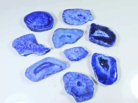 352Cts. Натуральный солнечный друзовый агат кабошон россыпью драгоценный камень 09 шт. лот 25-33 мм RQ-1450