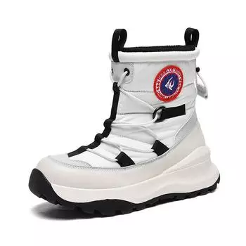 3560 Арктические зимние ботинки для мужчин и женщин, зимние хлопковые ботинки, осенне-зимние уличные нескользящие, водонепроницаемые и морозостойкие высокие бархатные ботинки. 35-female code