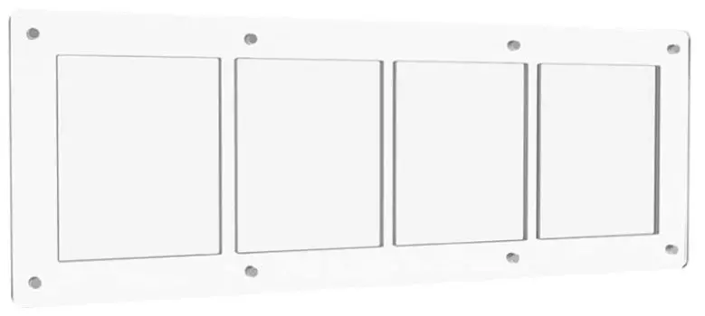 3562 PPLS Card Display Case Trading Card Collection Case Card Loader 4 Series Type белый