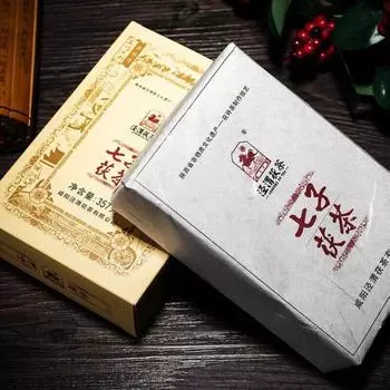 357 г Чай Цзинвэй Фу Ча Сокращение трех максимумов Чай Шаньси Цицзы Фу Ча Золотой цветочный чай