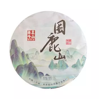 357 г Чайный пирог Юньнань Пуэр Спящий олень Гора Древний весенний сырой чай Пуэр