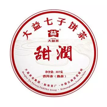 357 г Дайи Пуэр Спелый чай Tianrun 2201 партия чая Yunnan Menghai Qizi Cake Tea