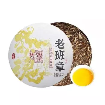 357 г Юньнаньский чай Пуэр Лаобаньчжан Сырой чайный торт Пуэр Органический зеленый чай Пуэр