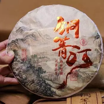 357 г Юньнаньский сырой чайный торт Пуэр 2021 Иу Тун Цзин Хэ Пуэр Сырой чай Чай Пуэр