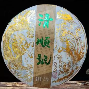 357 г Мэнхайский пуэр с древним деревом, сырой чайный торт, Юньнань, органический чай Пуэр премиум-класса