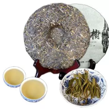 357 г Настоящий натуральный сырой чай пуэр Yunnan Top Menghai Premium Pu er Green Tea 357g