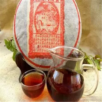 357 г спелого чая Пуэр Юньнаньский черный чай Тонг Цин Хао Пуэр Чайный пирог Китайский чай