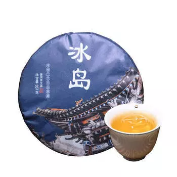 357 г сырого чая Пуэр Исландский чай Пуэр Органический зеленый чай Юньнань Пуэр Чайный торт