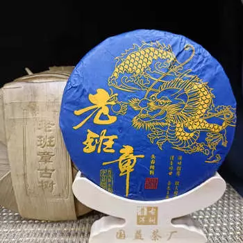 357 г сырой пуэр Лаобаньчжан, чайный торт Юньнань, органический пуэр Шэнча, старый пуэр, чай