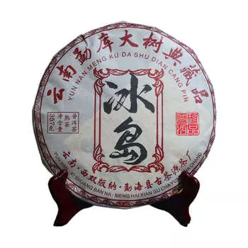 357г Исландский спелый чай Пуэр Биндао Готовый чайный торт Пуэр Юньнань Выдержанный чай Пуэр