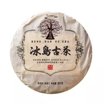 357г Исландский спелый чай Пуэр Юньнаньский чай Пуэр Чай из древнего дерева Чайный пирог Пуэр