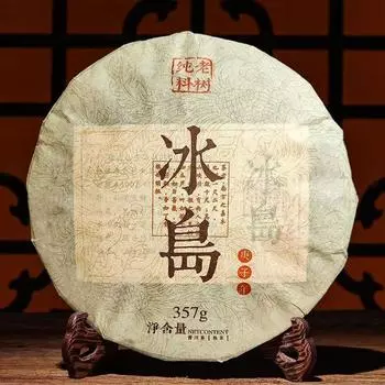 357г Исландский спелый чайный пирог Юньнань Биндао Старый приготовленный чай Пуэр Чай Пуэр