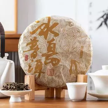 357г Исландский сырой чай Пуэр Юньнань Старое дерево Пуэр Чай с большими листьями Пуэр Зеленый чай