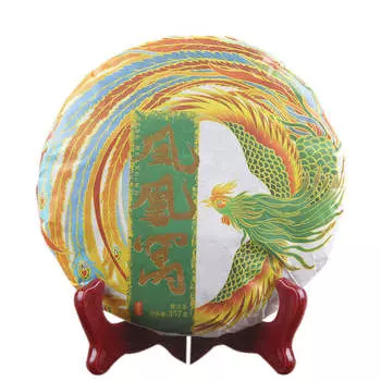 357г Иу сырой пуэр чайный пирог Фэнхуанво Юньнань Пуэр Шэнча Пуэр Зеленый чай 357G