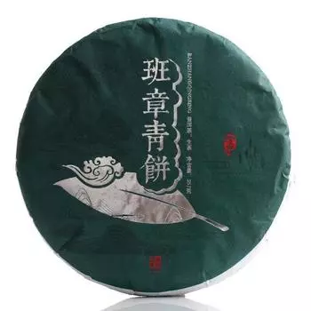 357г Юньнаньский чай Пуэр Баньчжан Зеленый торт Большое дерево Старое дерево Пуэр Сырой чайный торт
