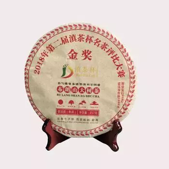 357г Юньнаньский чай Пуэр Спелый чай Буланг Горный чай с большим деревом