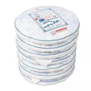 357г Юньнаньский чай Старый Баньчжан Сырой чай Чай Пуэр Сырой чай Чай «Семь пирожных»