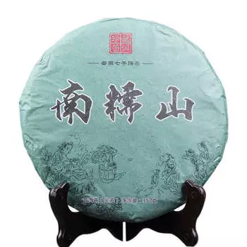 357г Юньнаньский пуэр Сырой чайный пирог Наньнуо Горный пуэр Шэнча Весенний чай Пуэр