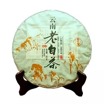 357г Юньнаньский старый белый чай Дикий древний чай Юньнаньский старый белый чай Пуэр Сырой чай