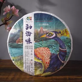 357г Мэнхай Пуэр Сырой чайный пирог Юньнань Старое дерево Пуэр Шэн Чай Пуэр Шэнча