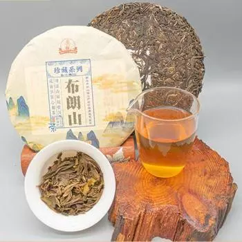 357г Сырой чай Пуэр Булан Горный чайный торт Пуэр Юньнаньский чай Пуэр Зеленый чай