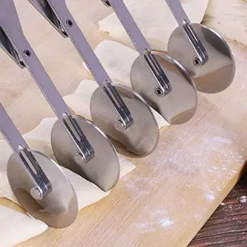 357Wheel 430 нержавеющая сталь многофункциональный многоколесный многокруглый нож для пиццы кондитерский торт 3