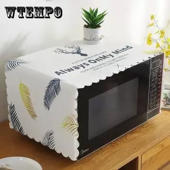 35*100 см Чехол для микроволновой печи, пылезащитный тканевый чехол, масляный чехол, тканевый чехол для духовки с трех сторон, все включено