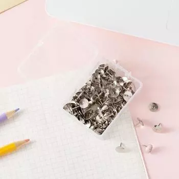 35/100PCS Wall Cards Photos Board Tacks Push Pins Cork Board Thumb Tacks Pins DIY Tool B(100PCS)