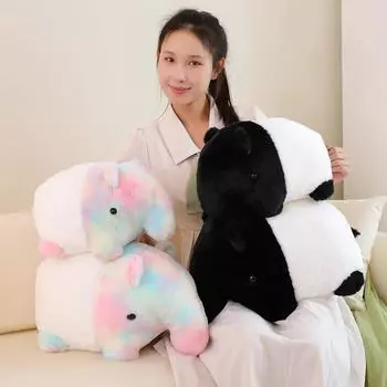 35/40 см мягкая игрушка мечта радужный слон плюшевая мягкая детская кукла подушка игрушки детские подарки на день рождения декор комнаты 35X22X17cm