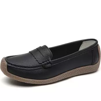 35-41 Женская повседневная обувь Женская обувь на плоской подошве Женские мокасины Обувь 35 чёрный