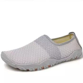 35-43 Обувь для плавания Летние летные, тканые, дышащие многофункциональные альпинистские туфли большого размера, женские стильные пляжные туфли для фитнеса 35 серый