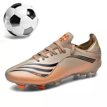 35-45 амортизирующие, нескользящие, износостойкие, с низким верхом и шипами, футбольные бутсы для молодежи и взрослых, уличная обувь для отдыха 35 оранжевый