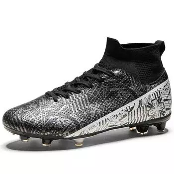 35-45 унисекс футбольные бутсы мужские короткие тренировочные кроссовки для ногтей детские футбольные бутсы молодежные футбольные бутсы 35 чёрный