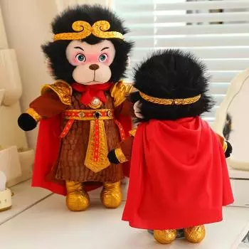 35/45см Черный Миф: Wukong Plush Sun Wukong Фигурка Подушка-валик Кукла Игра Аниме Милая Обезьянка Плюшевый Подарок На День Рождения 35cm