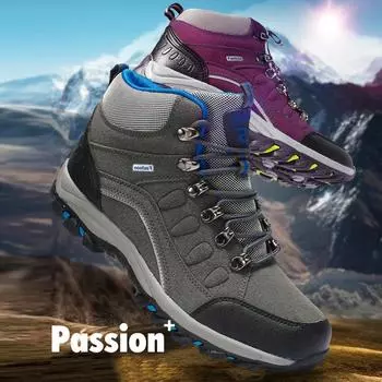 35-46 Модные Большие Размеры Высокий Верх Кроссовки Для Походов На Открытом Воздухе Кроссовки Для Походов Повседневная Спортивная Обувь Парная Обувь 35 фиолетовый