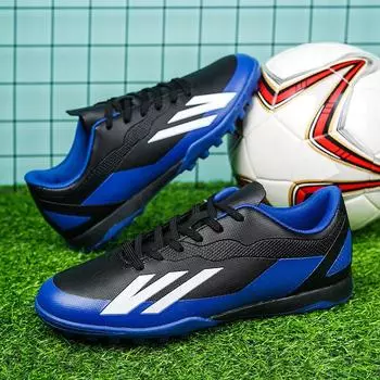 35-46 Мужские футбольные бутсы Резиновые Мягкие Короткие Шипы Искусственный Газон Кожа Подростковые Детские Футбольные Бутсы Детские Спортивные Футбольные Бутсы Большого Размера 36 оранжевый/флуоресцентный желтый