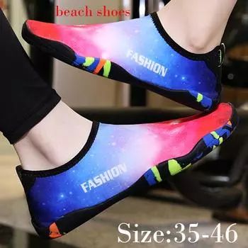 35-46 Унисекс Обувь для водных видов спорта Мужская пляжная спортивная обувь Обувь для фитнеса 35 чёрный