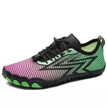 35-46 водные кроссовки мужские/женские водные кроссовки с пятью пальцами пляжная обувь большого размера многофункциональная обувь для фитнеса 35 циан